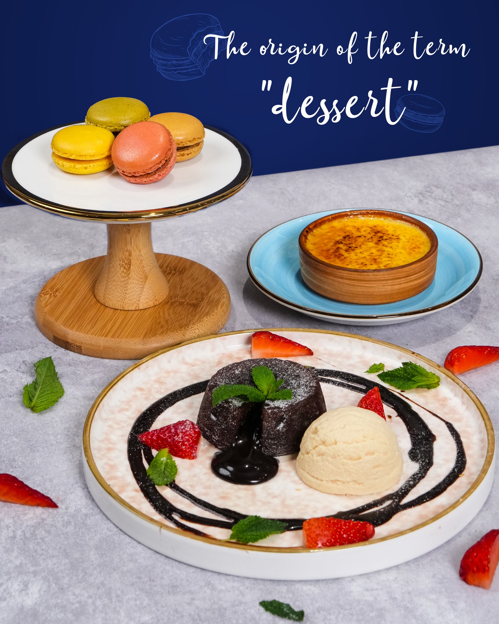 Delifrance - 【Dessert 甜點典故🍰🍫】 據說起源於中世紀法文動詞 