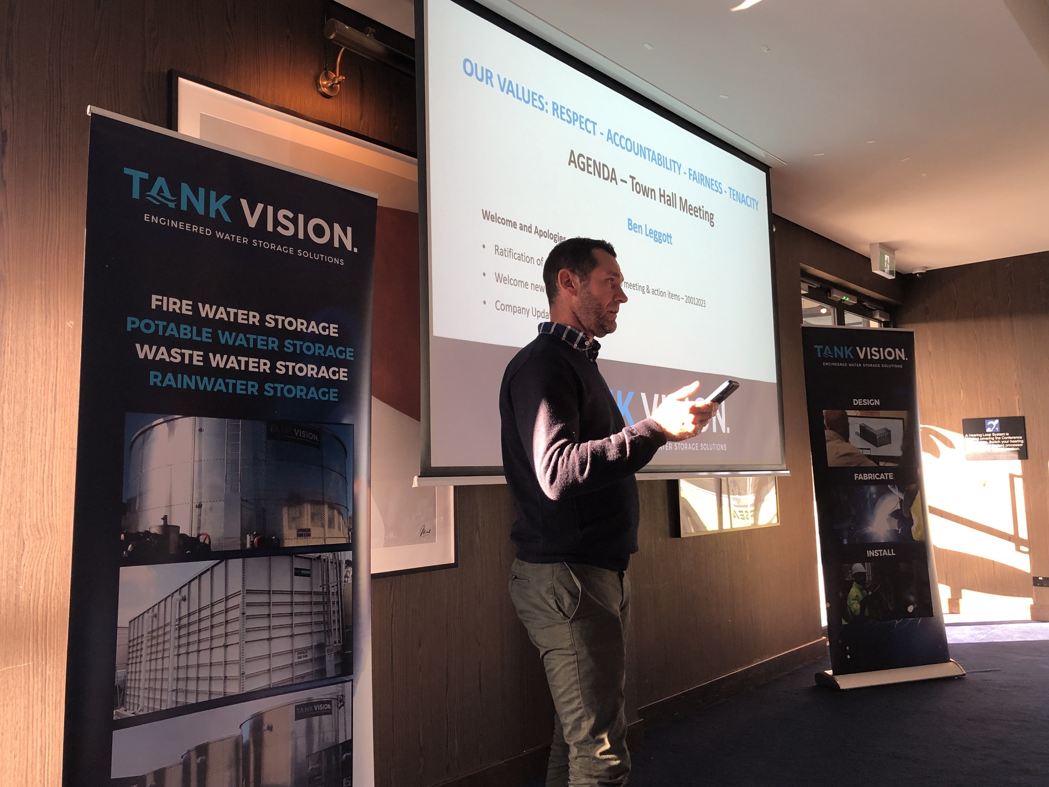Tank Vision - Our recent Town Hall meeting was centered...