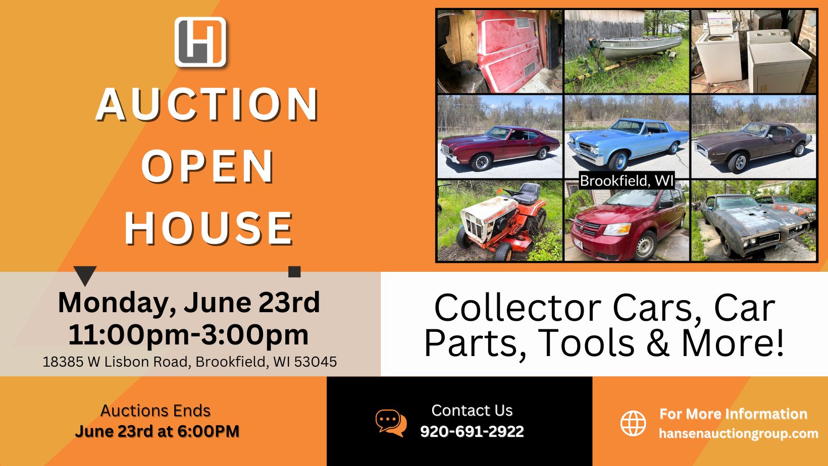 Open House and Auction Preview | Brookfield, WI Auction