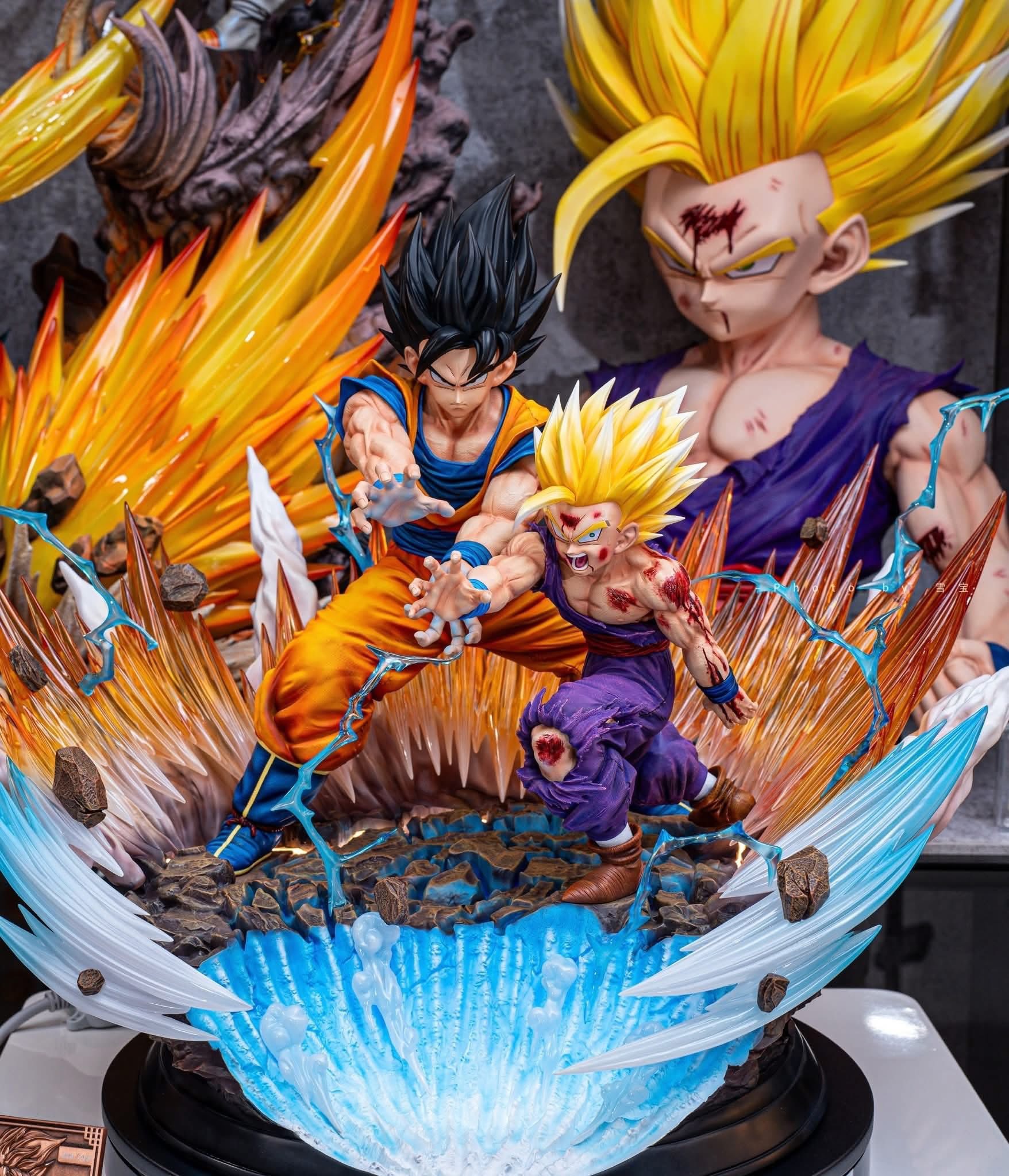 Infinite Studio Dragon Ball: Father & Son Kamehameha Action