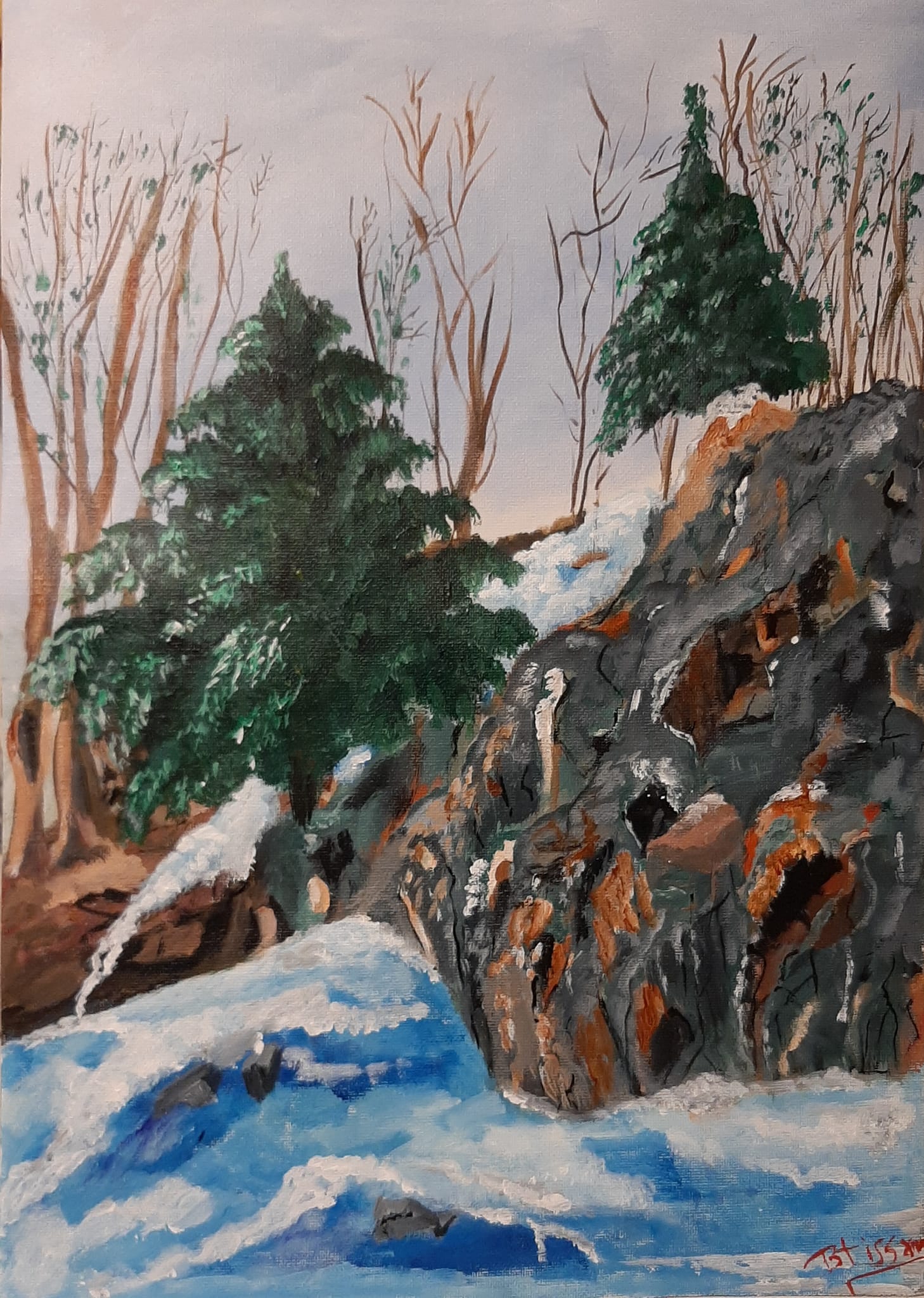 絵画 Acrylic painting A3 Acrylic painting A3!