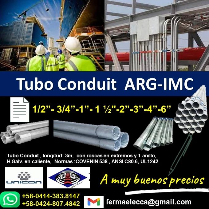 Fermaelec,C.A. - Tubos #Conduit ARG e IMC Hierro...