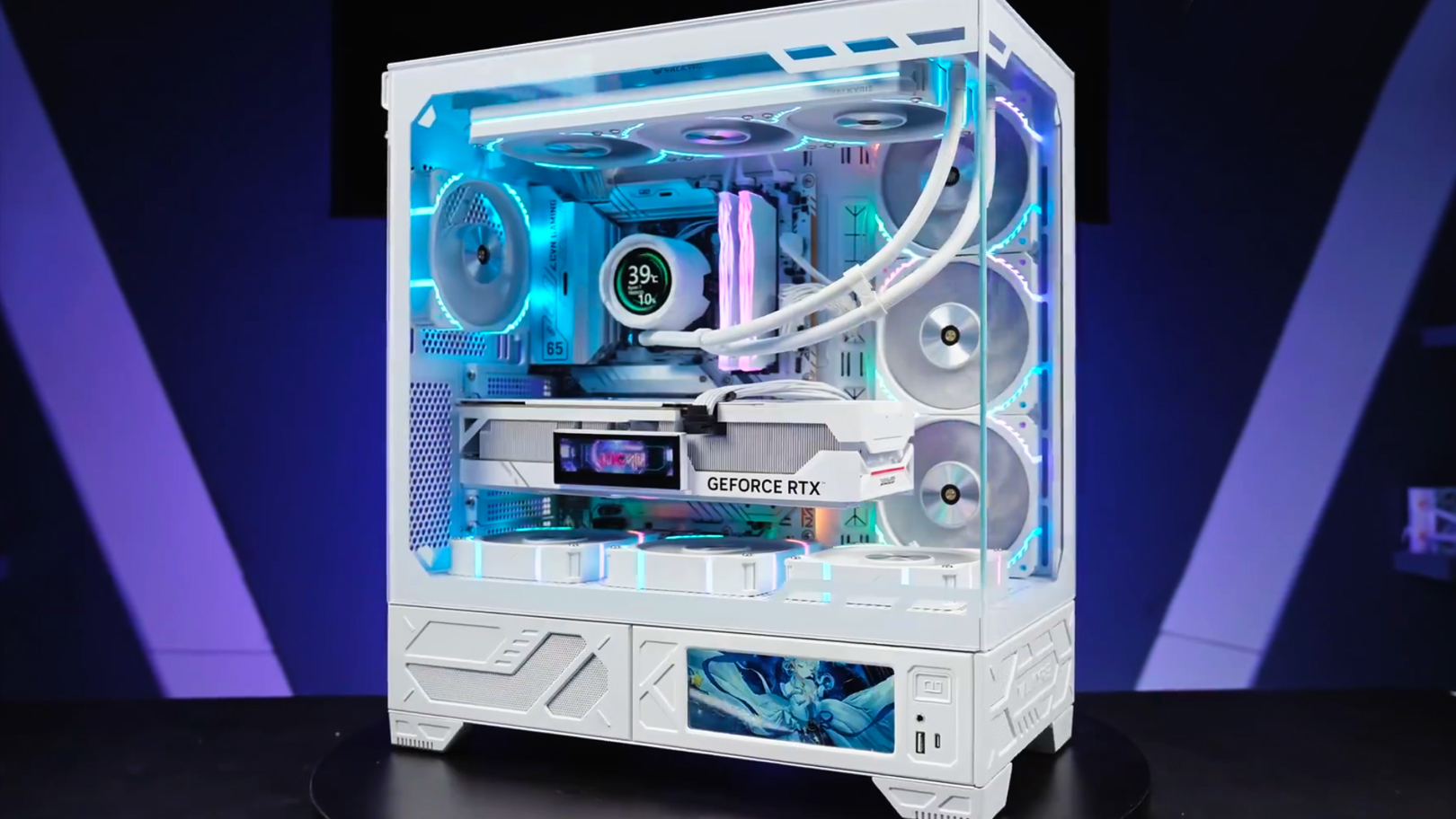 VALKYRIE VK03 LITE WHITE Gaming PC Build featuring the iGame
