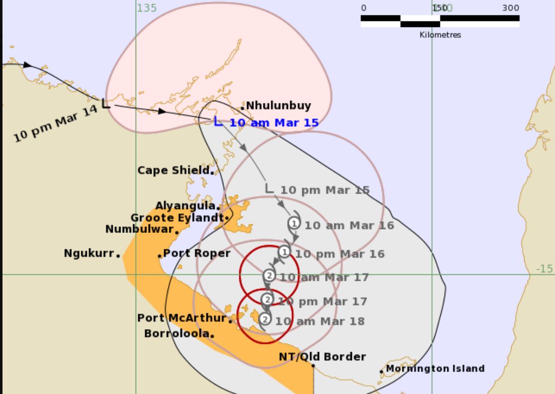 Queensland - The Bureau of Meteorology has issued a cyclone watch for a ...