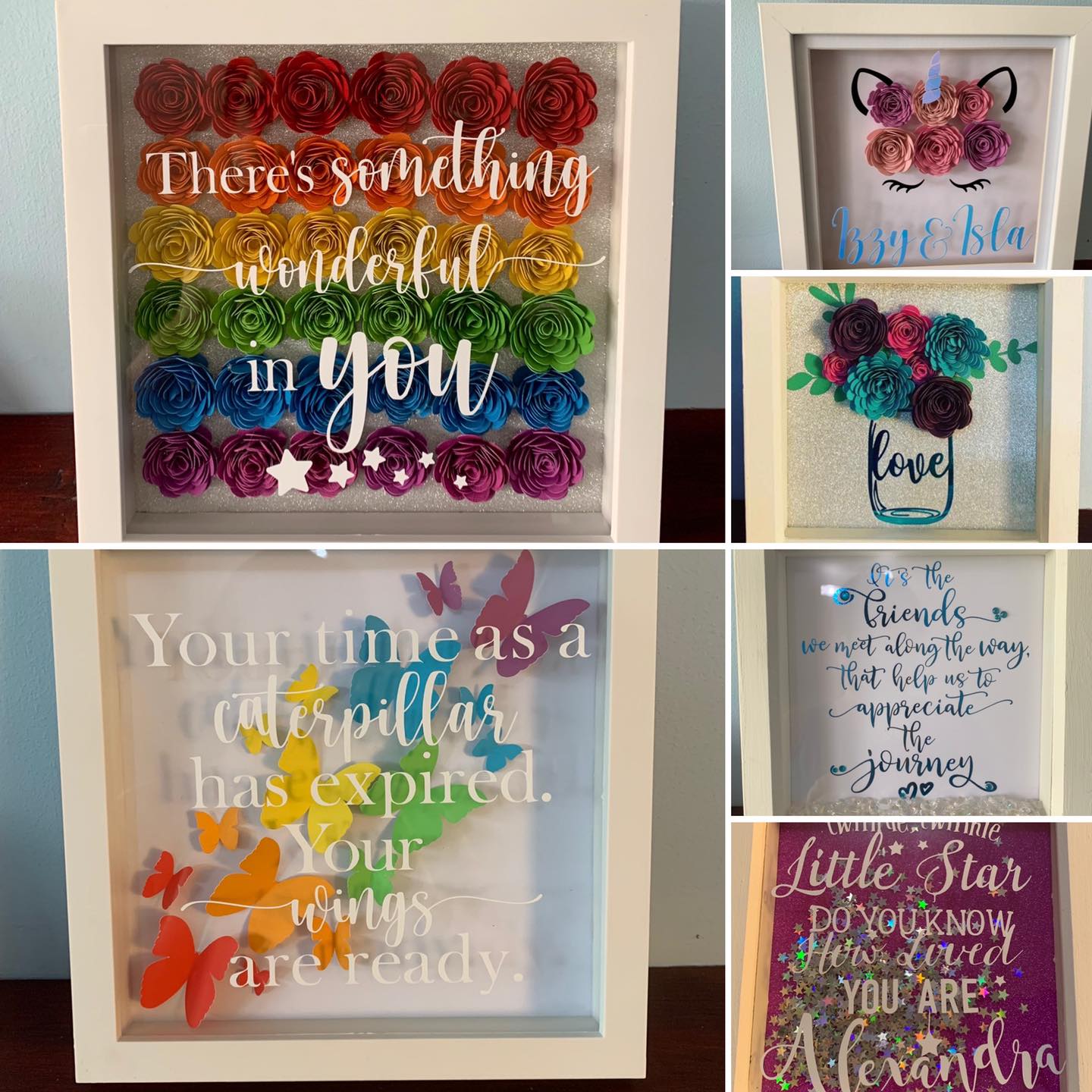 Kate Creates - ⭐️SHADOW BOXES⭐️ A personalised shadow box...