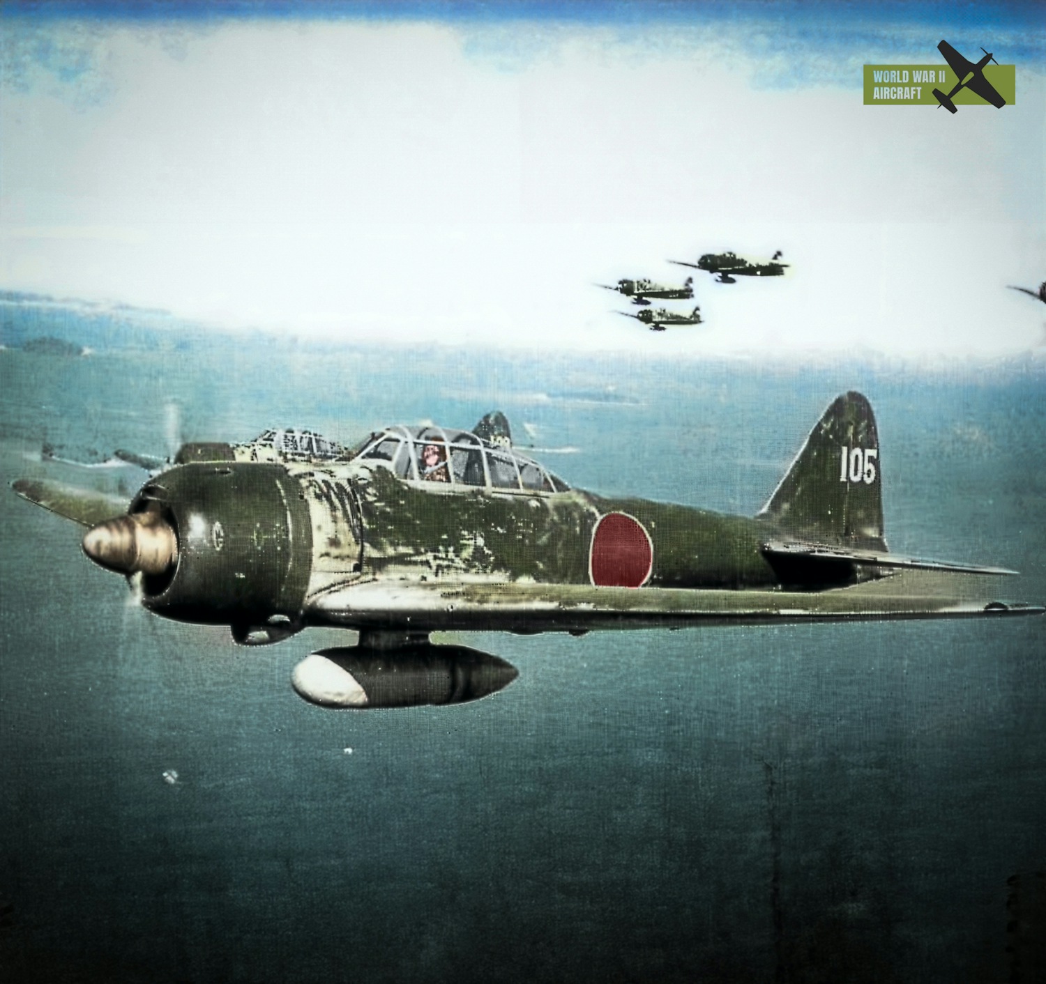 日孟 Hiroyoshi Nishizawa of the Japanese Navy's 251st Naval Air Group