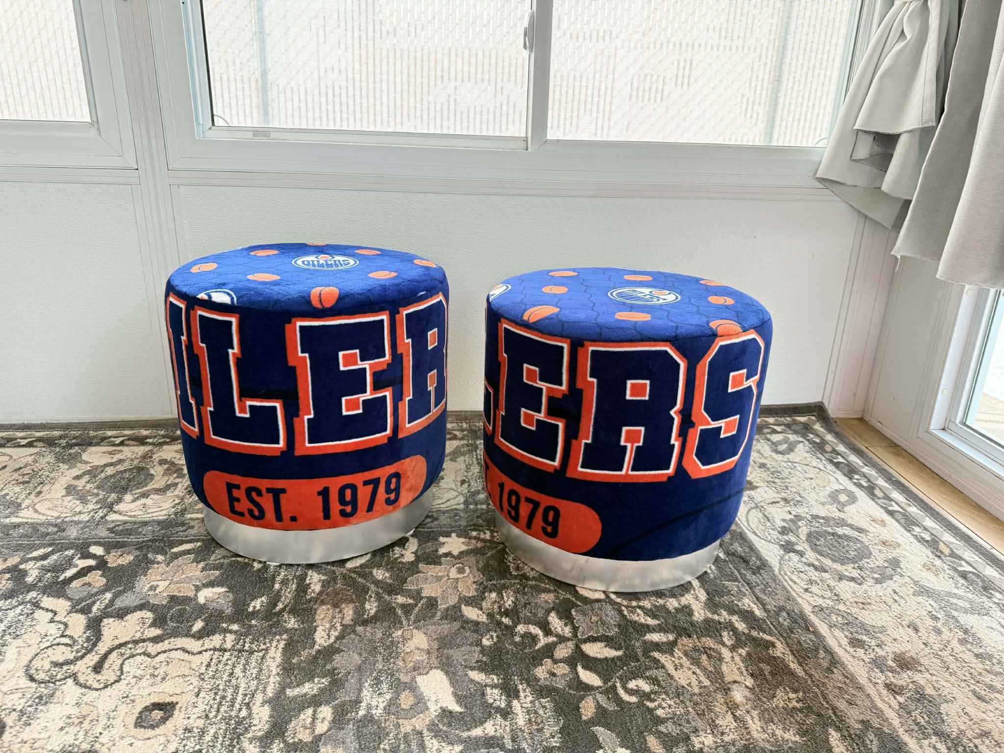 Oilers ottoman - Ottomans & Footstools - Edmonton, Alberta | Facebook ...