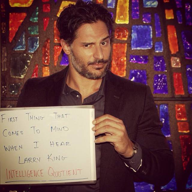 Joe Manganiello - So good chatting with The King (Larry King) about La ...