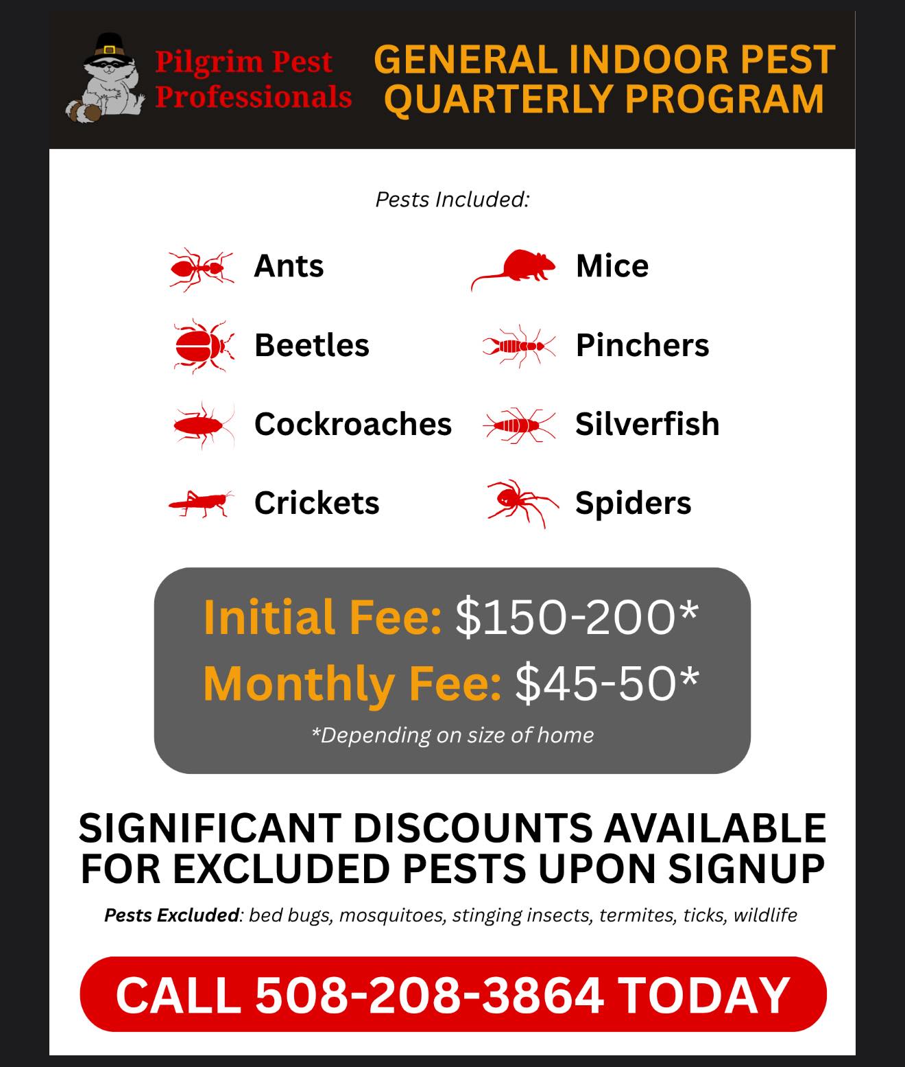 Pilgrim Pest Professionals Inc. | Plymouth MA