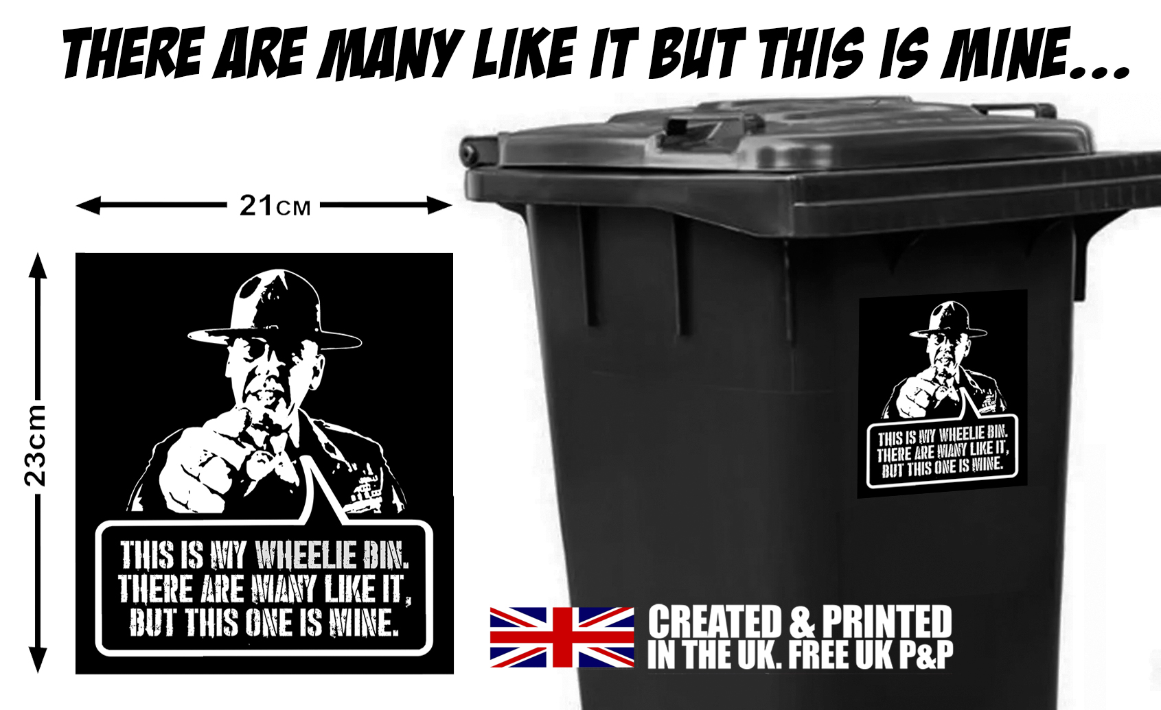 Military - - This Is My Wheelie Bin - Bin Sticker https ...