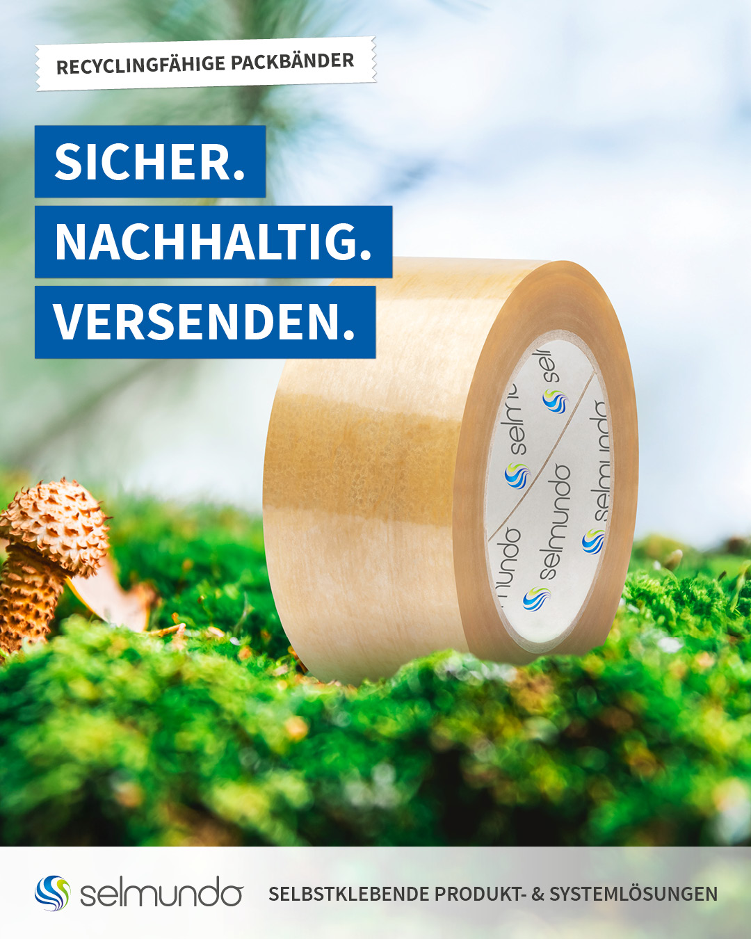 0,12€/1m) selmundo 4550 Papierklebeband | Papierpackband | Papierband