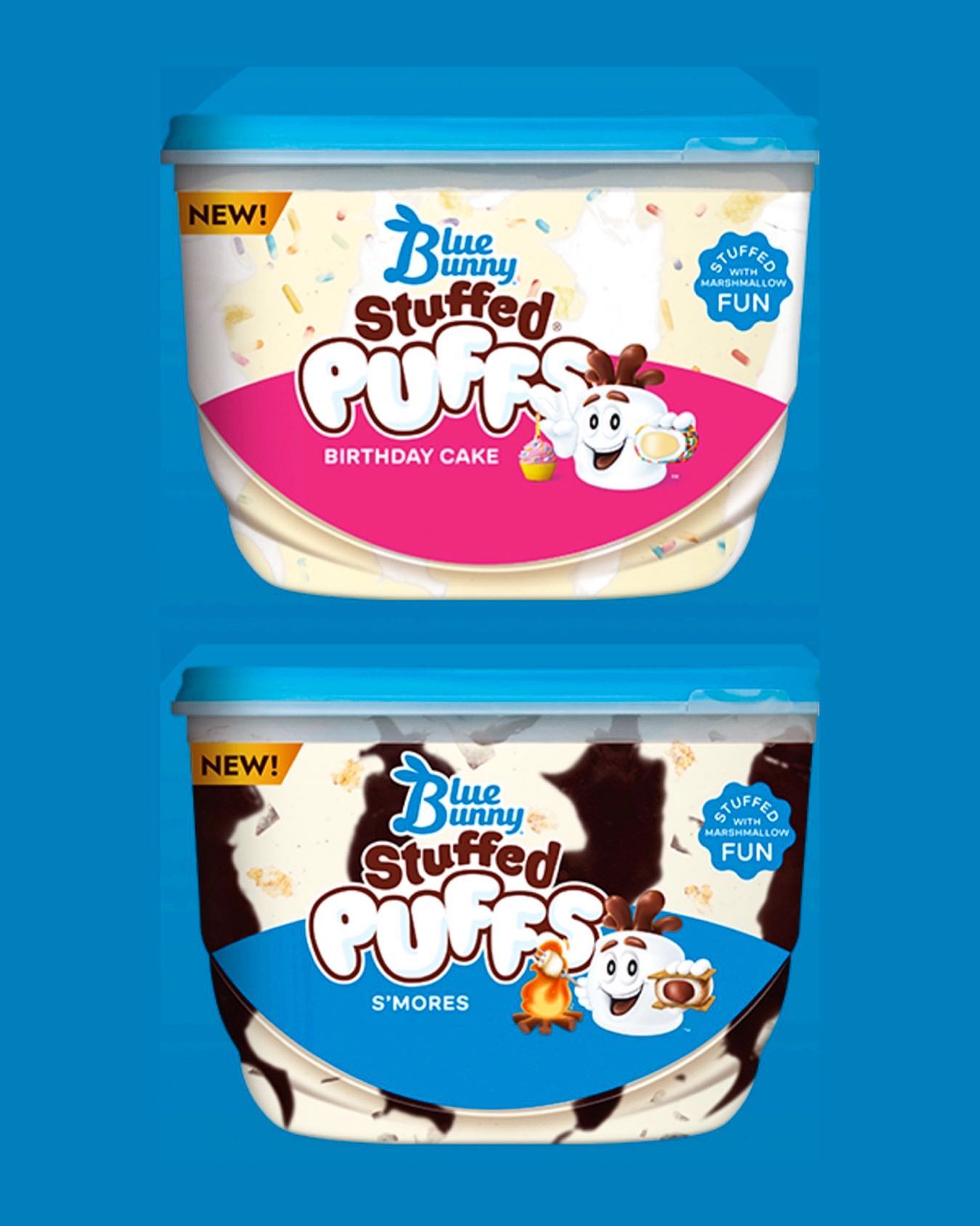 Snack Betch - New Stuffed Puffs Blue Bunny—Birthday Cake...
