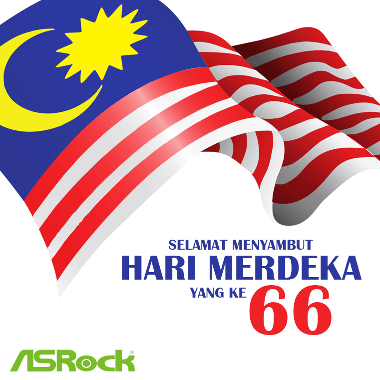 ASRock - SELAMAT MENYAMBUT HARI MERDEKAYANG KE-66 Happy...