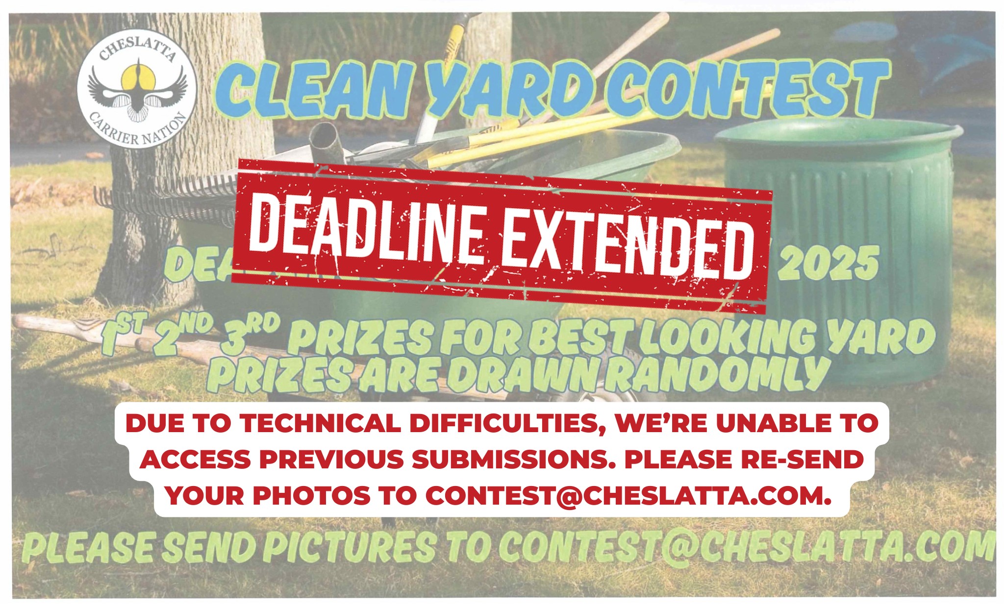 Cheslatta - 🚨 Due to technical difficulties, we're unable to access ...