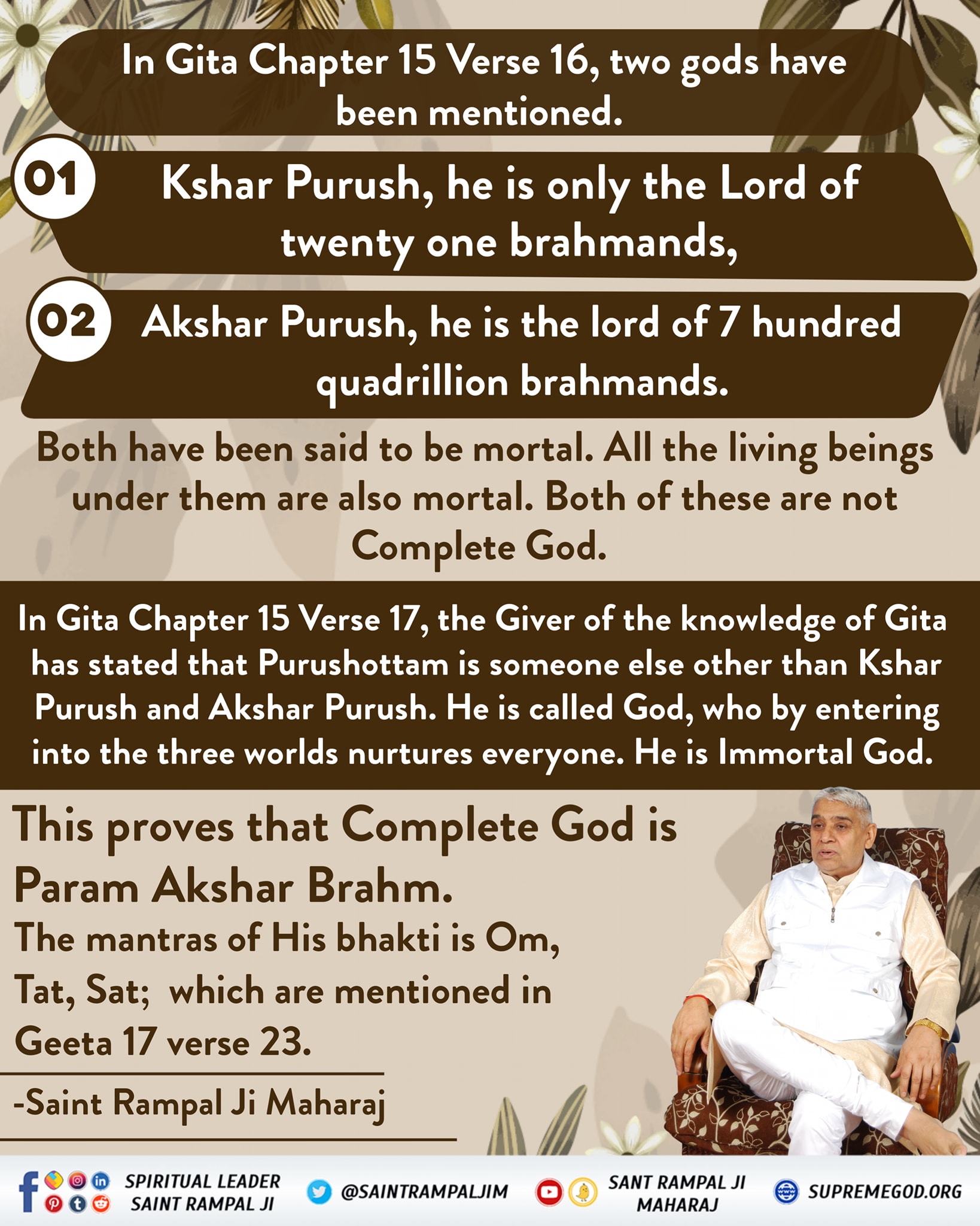 Sant Rampal Ji English Satsang - #Wayofliving_Part162 Definition of ...