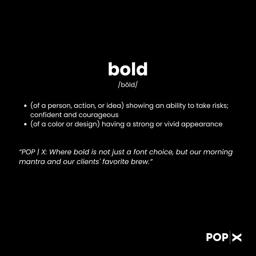 Popexperiential - Dare to be bold? So do we. In a universe crammed with ...