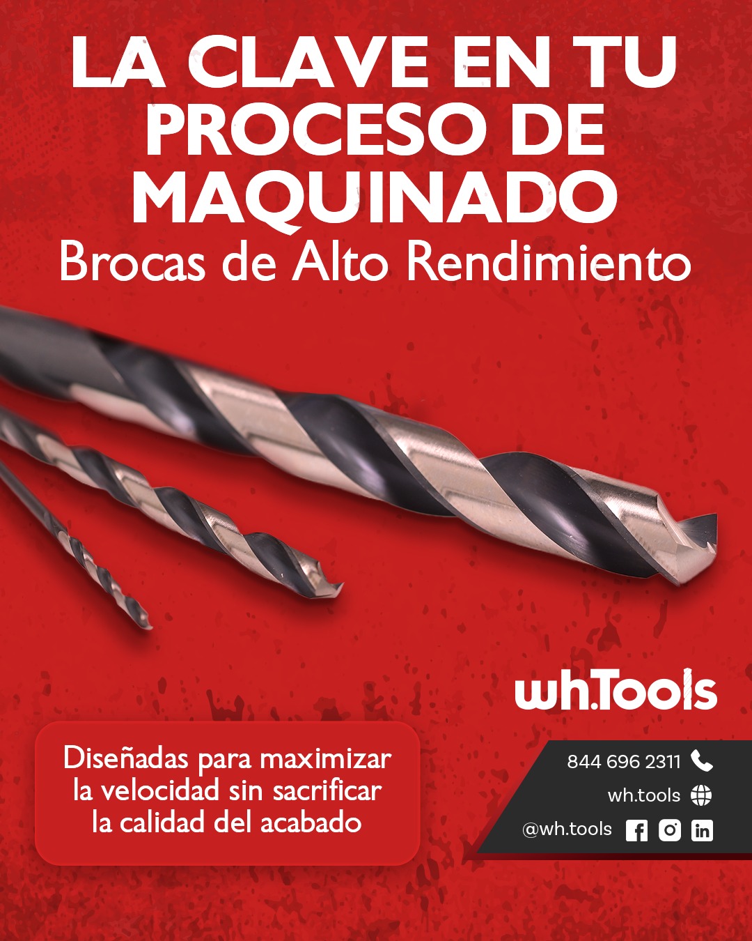 WH TOOLS - Las brocas de corte rotativo son herramientas... | Facebook