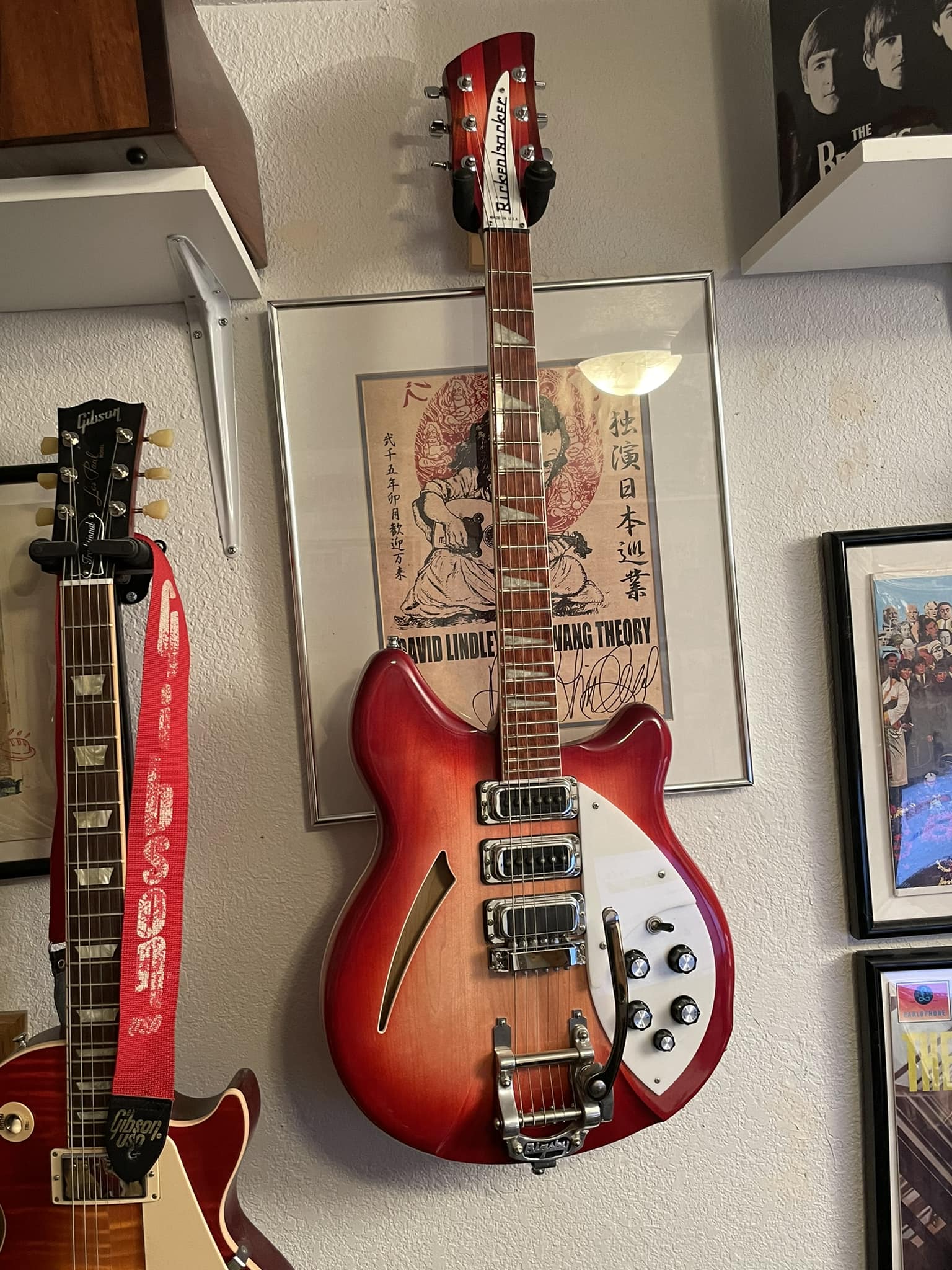 Has anyone tried a Bigsby B5 on a Rickenbacker?
