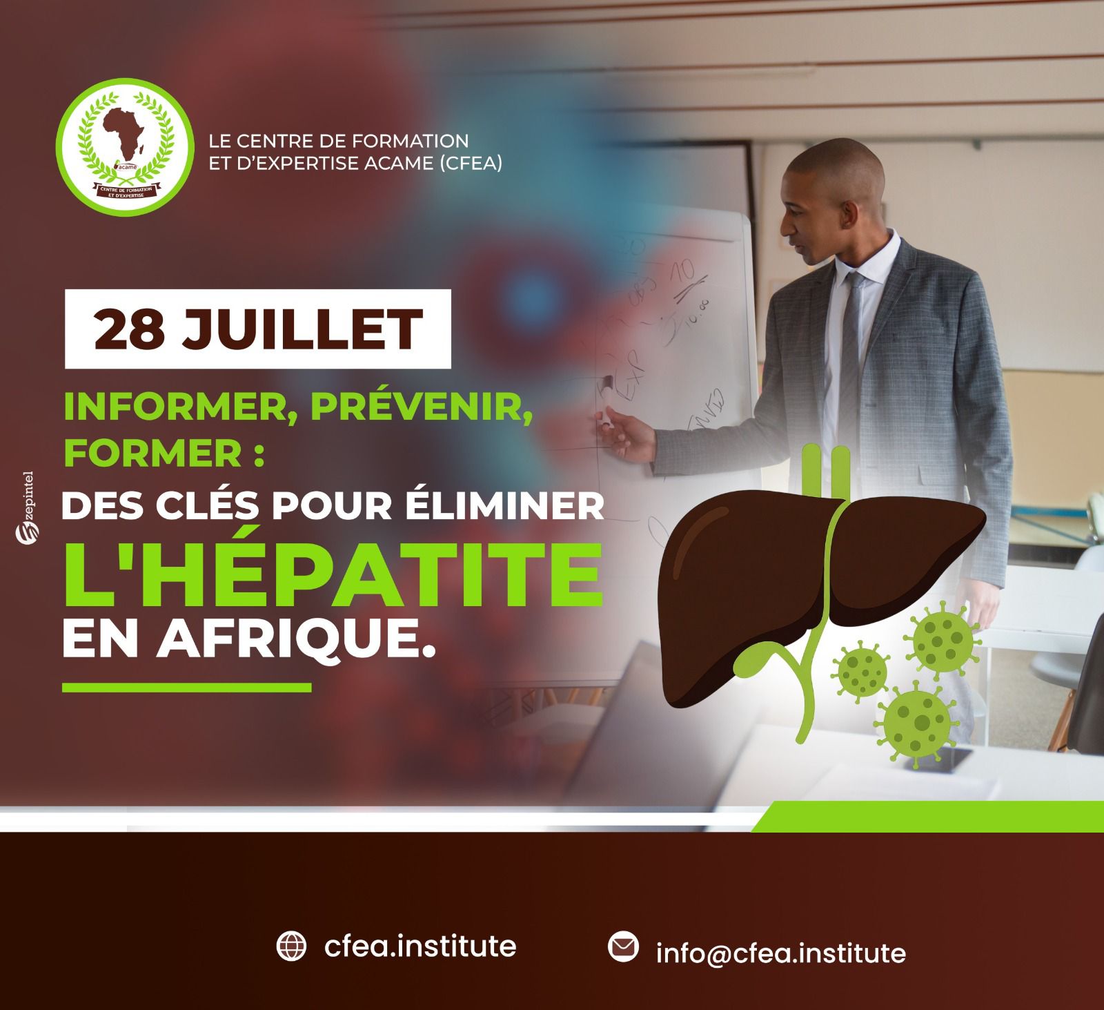 CFEA - 𝐉𝐨𝐮𝐫𝐧é𝐞 𝐦𝐨𝐧𝐝𝐢𝐚𝐥𝐞 𝐝𝐞 𝐥𝐮𝐭𝐭𝐞 𝐜𝐨𝐧𝐭𝐫𝐞 𝐥'𝐡é𝐩𝐚𝐭𝐢𝐭𝐞 : 𝐟𝐚𝐢𝐬𝐨𝐧𝐬 𝐭𝐨𝐦𝐛𝐞𝐫 𝐥𝐞𝐬 ...