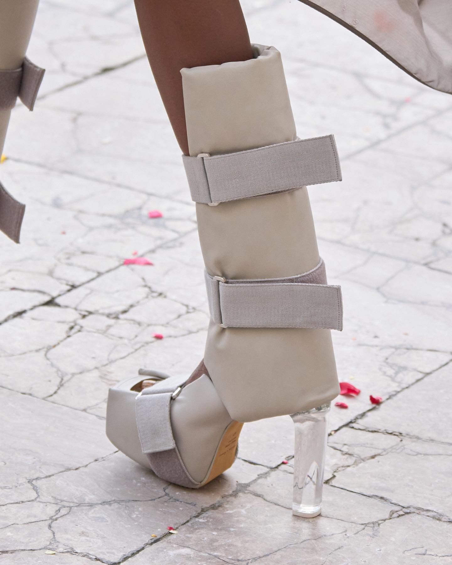 Rick Owens' Hollywood Mega Lace Mega Tractor Boots have landed