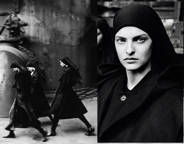 Comme des Garcons 1988 photo shoot with Linda Evangelista