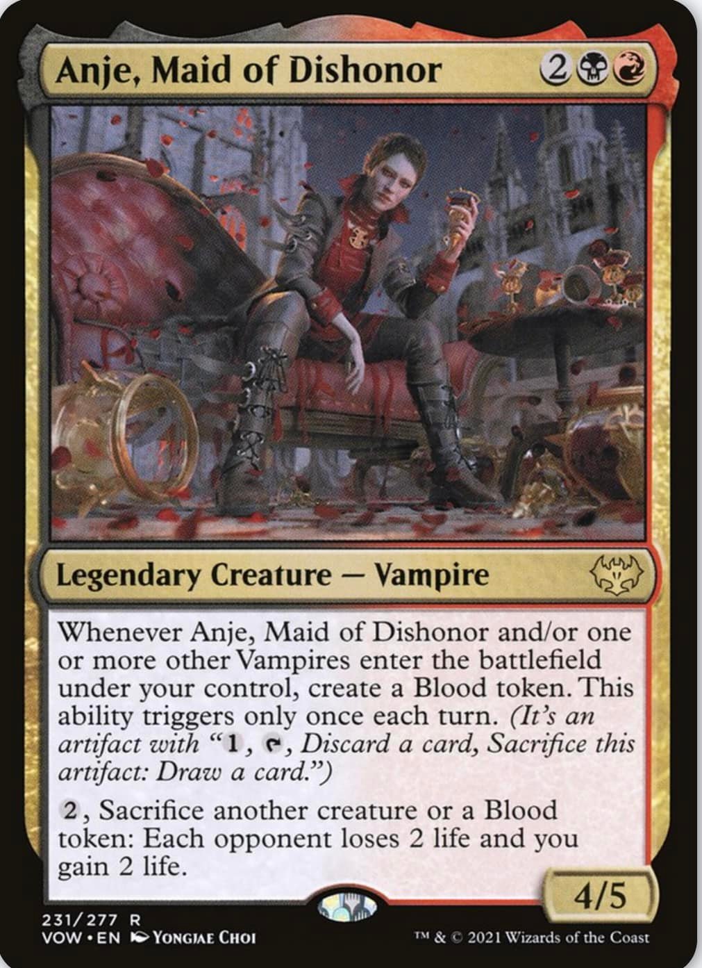 best blood token cards mtg by Peter Mohrbacher The Gathering collectible card game Blood Token | Magic: the