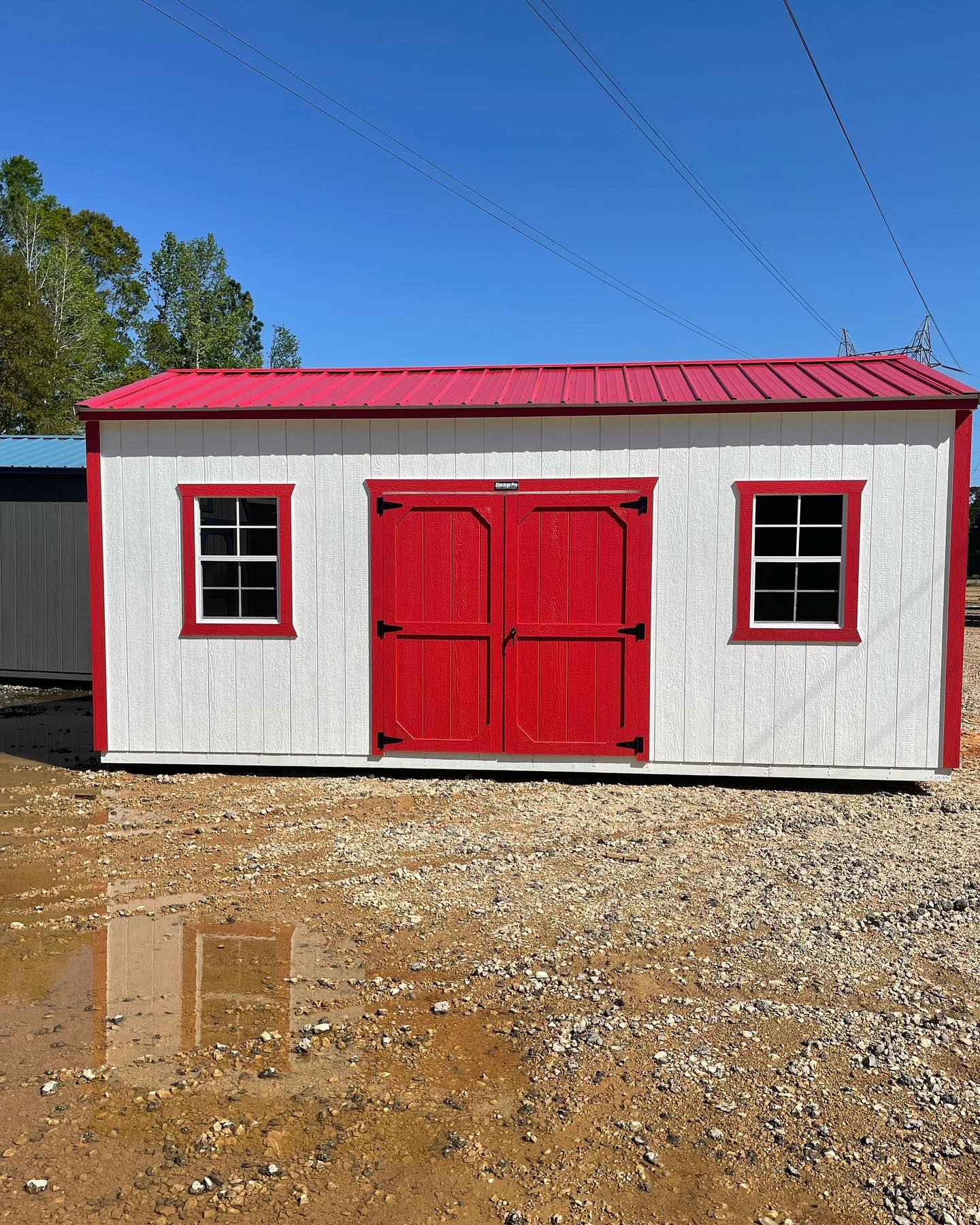 This 10X20 Side Utility is... - StoragePro Portable Buildings