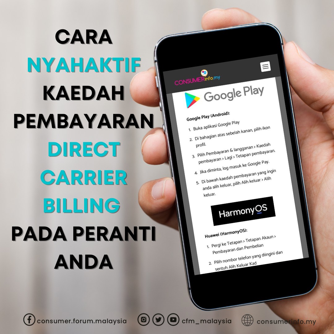 Communications & Multimedia Consumer Forum of Malaysia - Nyahaktif ...