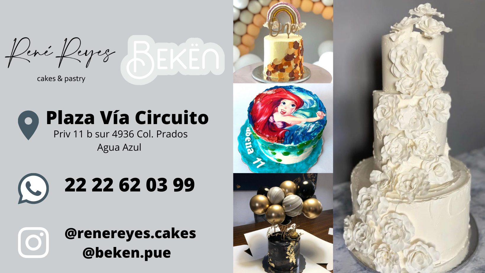 René Reyes Cakes & Pastry | Puebla