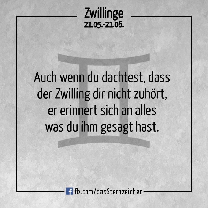 Jap So Sind Die Zwillinge Mehr Auf Dein Sternzeichen