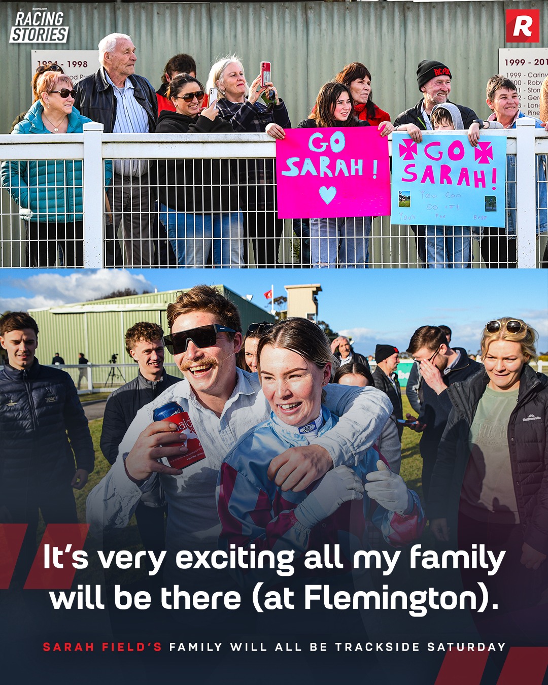 Racing.com - Sarah Field will make her Flemington debut Saturday 🤩 🎥 ...