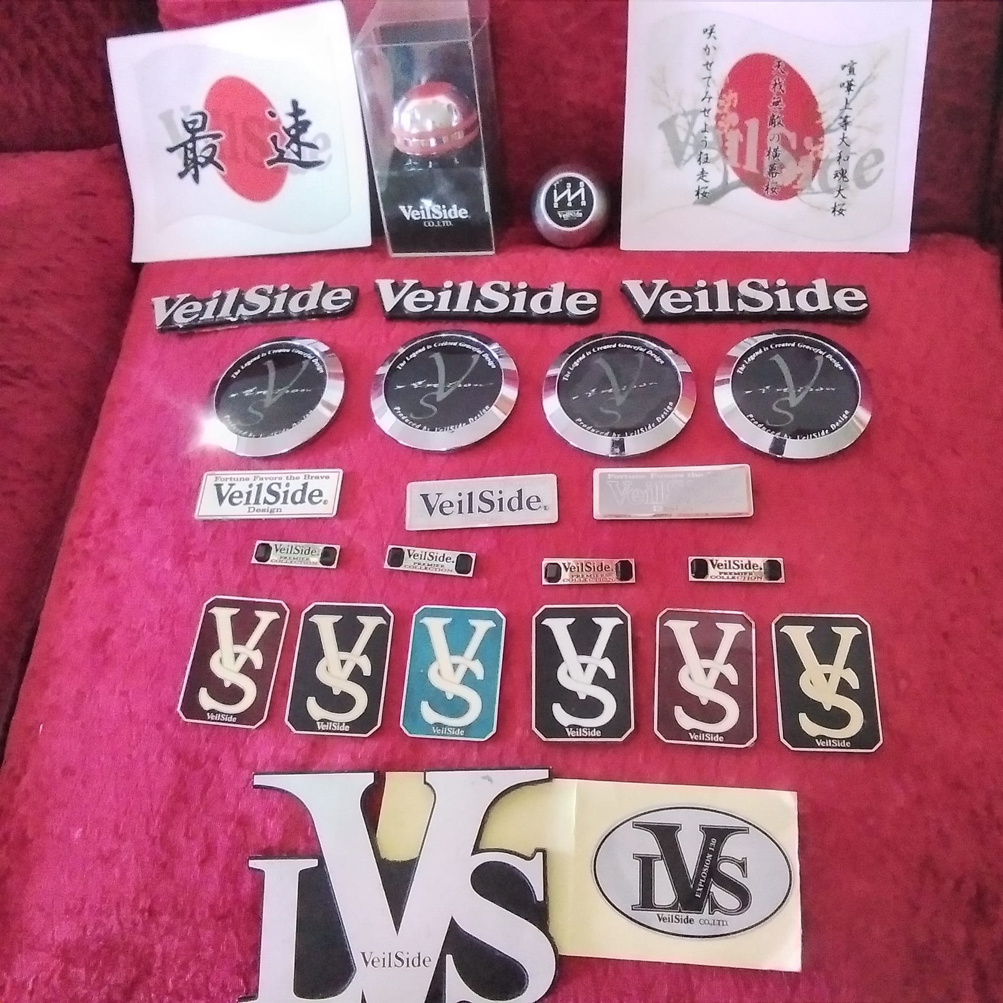 for sale VeilSide cloissone VS logo emblem (Black White) original 