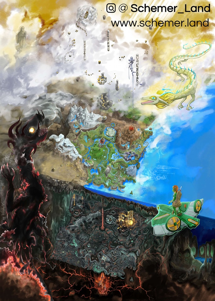 Zelda Informer - Check out this amazing illustrated map of...