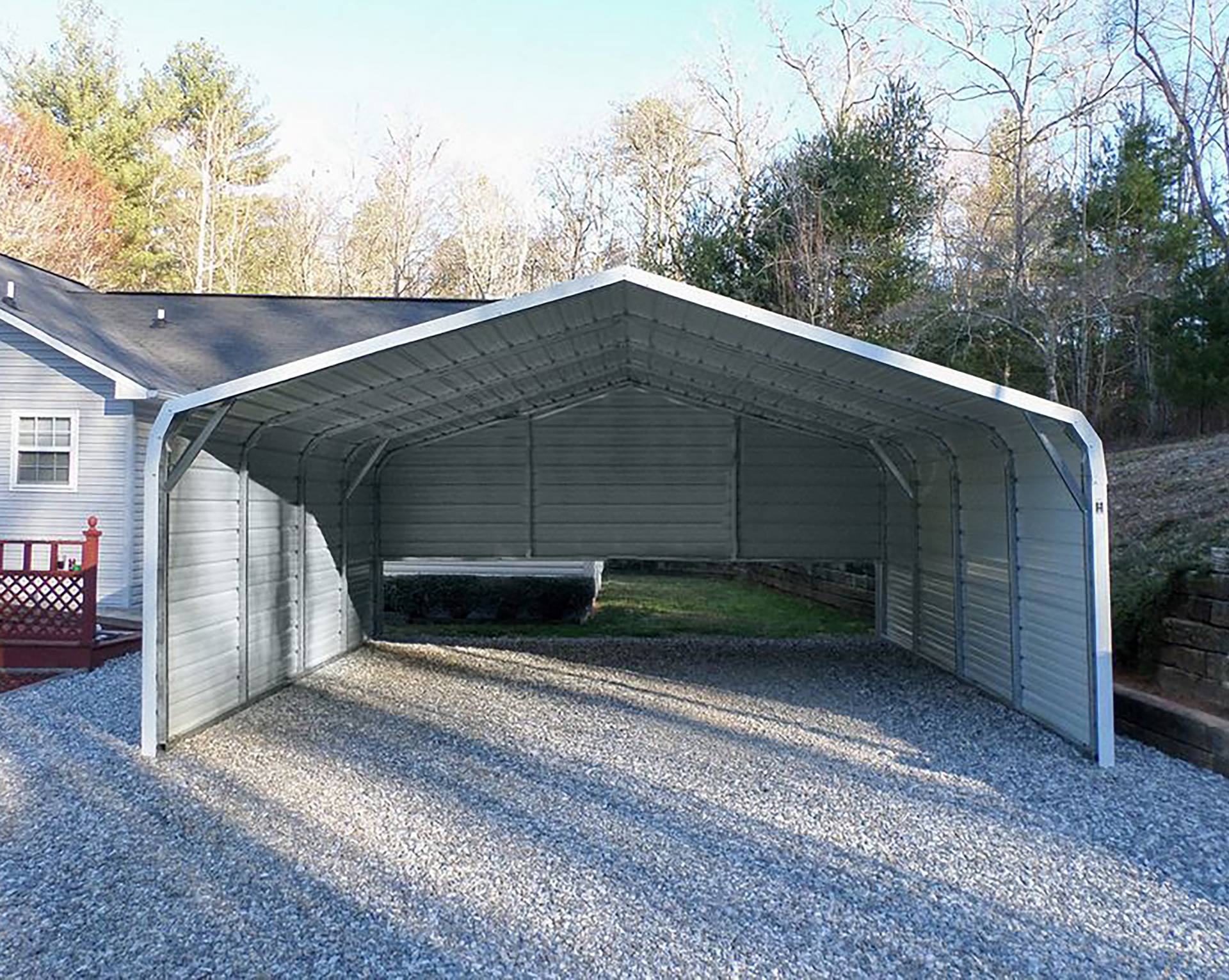 The Extended Gable Carport is... - Custom Structures Direct | Facebook