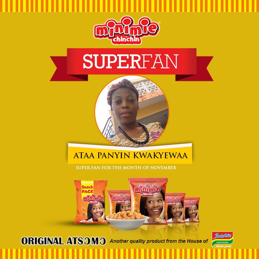 Minimie Atsomo - Hello Peeps! And our super fan for the month November ...