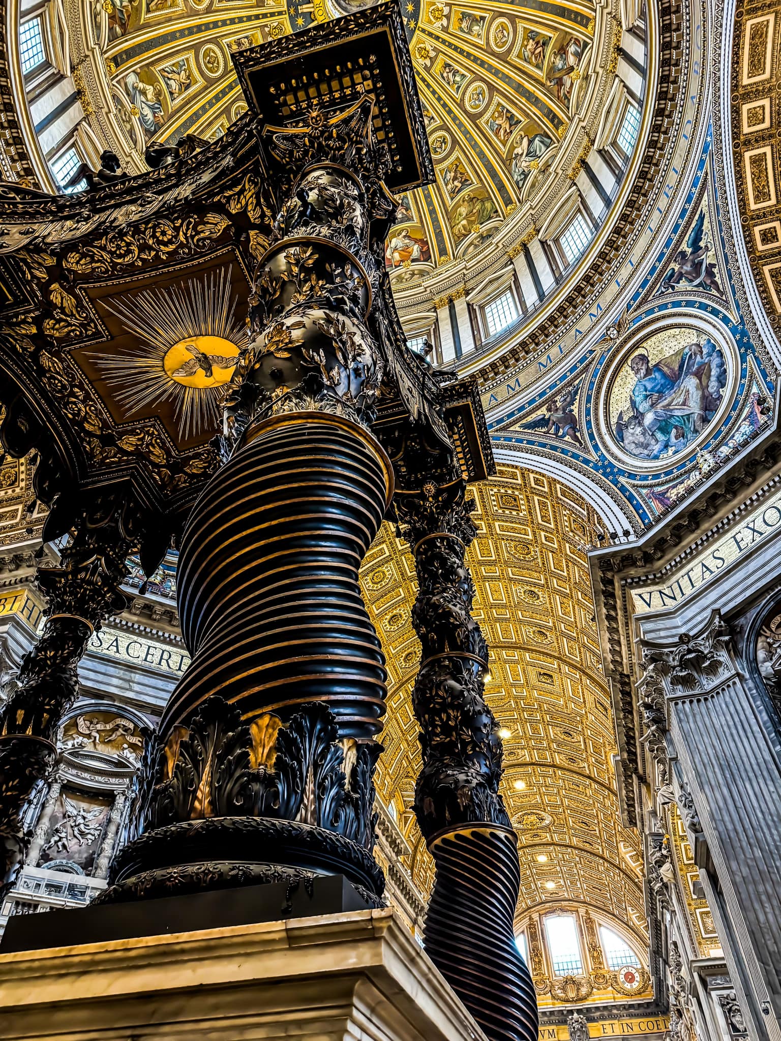 St. Peter's Basilica Large Canvas Wall Art - 36x24 Inch Museum-Grade Framed Print