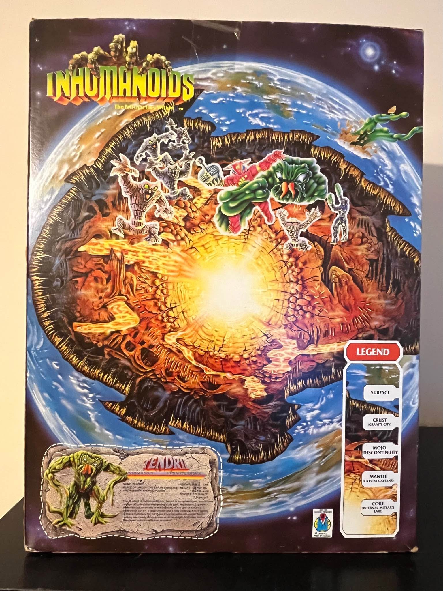 Vintage 1986 Hasbro Inhumanoids Tendril LONG FANGS version -VERY RARE ...