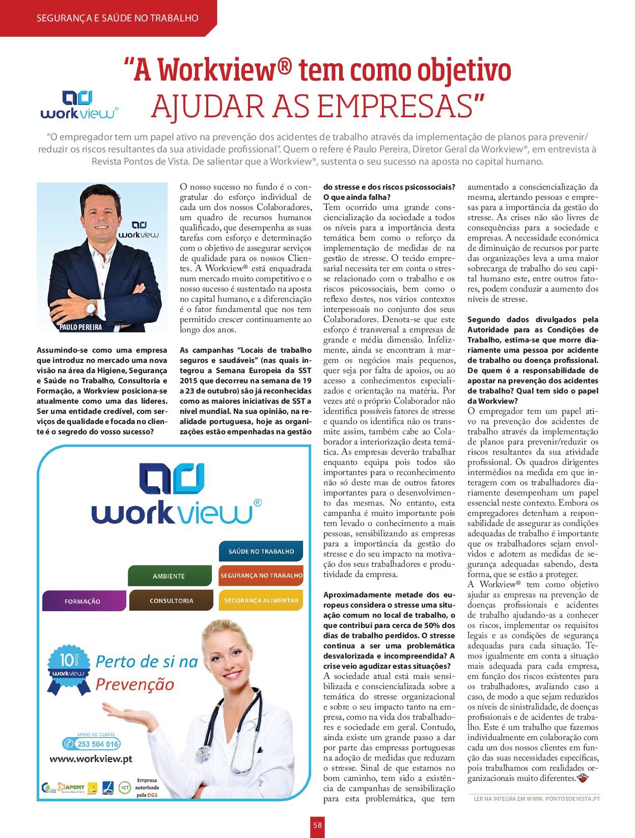 Workview - No âmbito da campanha “Locais de trabalho saudáveis ...