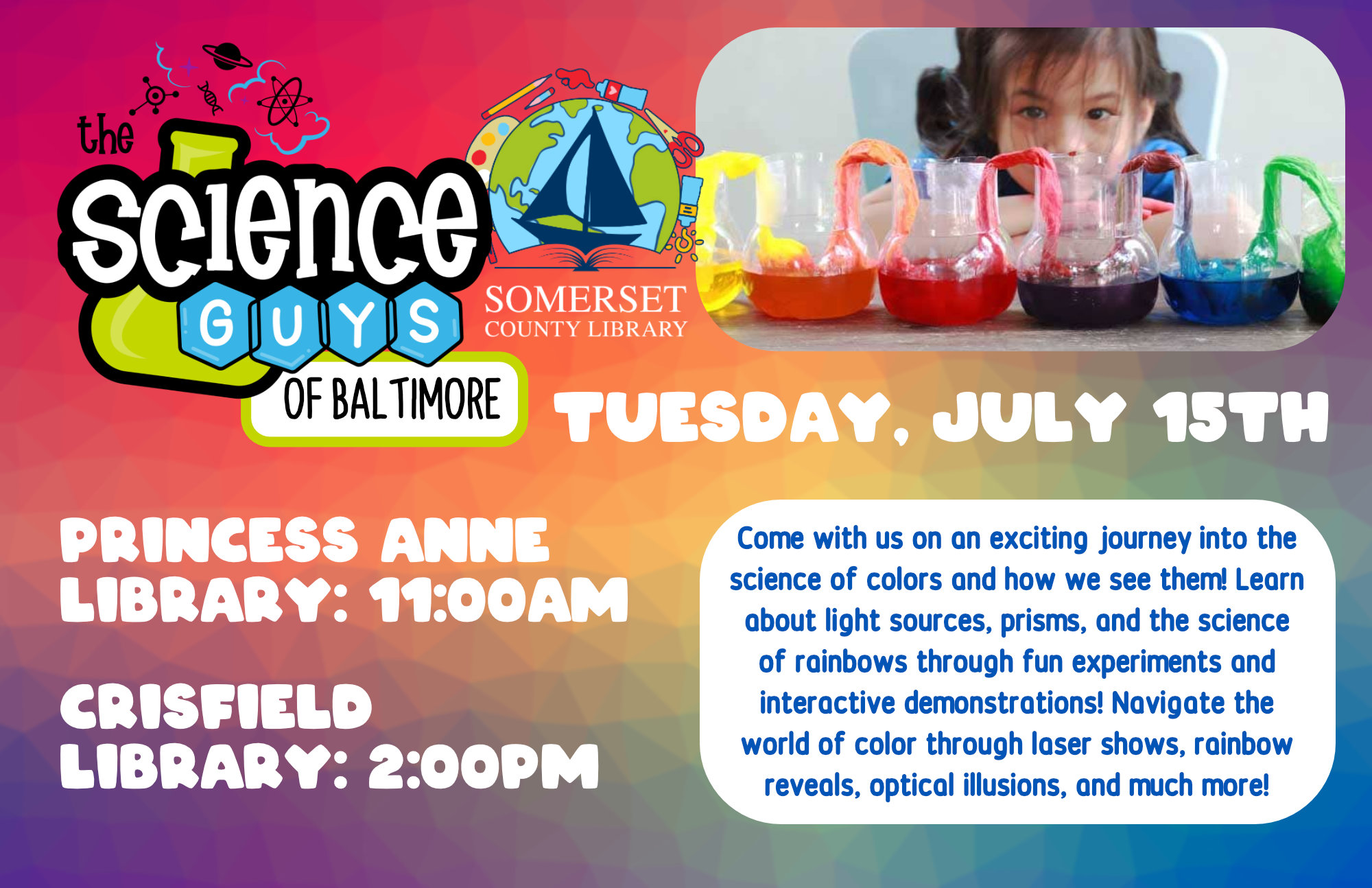 🧪 The Science Guys of Baltimore Visit the Library!