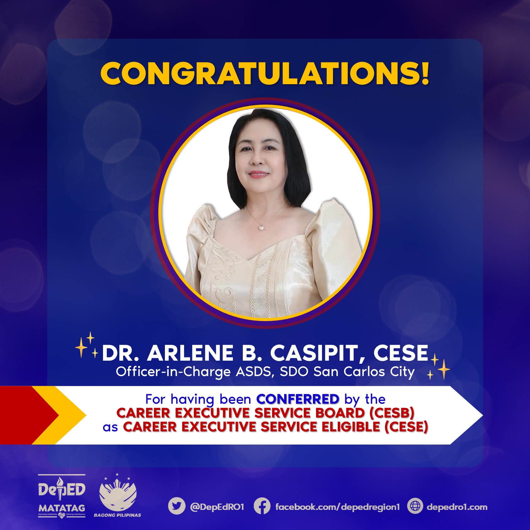 DepEd Region I - ⭐️ 𝐏𝐑𝐈𝐃𝐄 𝐎𝐅 𝐃𝐄𝐏𝐄𝐃! Congratulations to... | Facebook