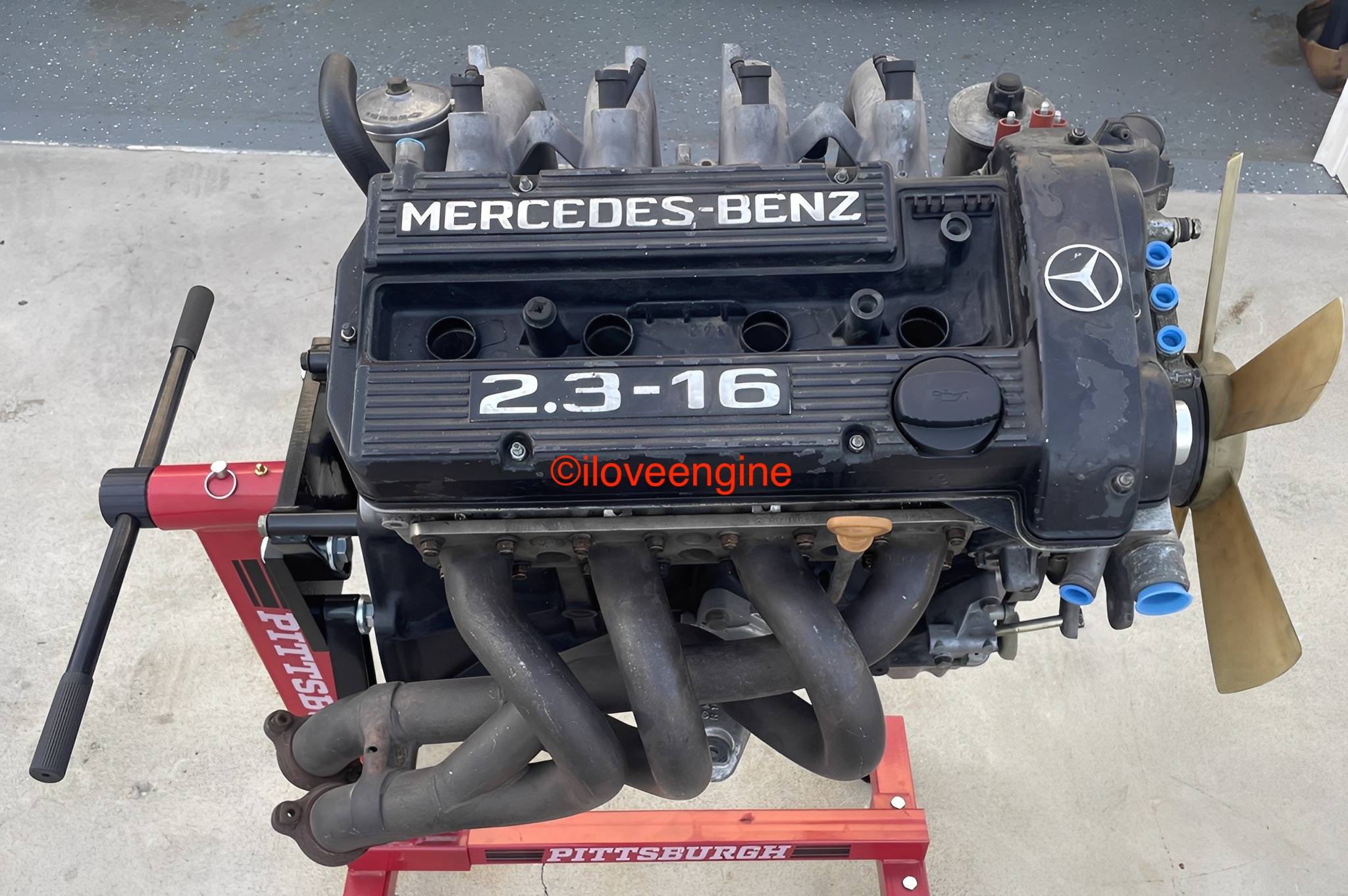 Mercedes-Benz 190E 2.3-16 is powered by a high-performance version 