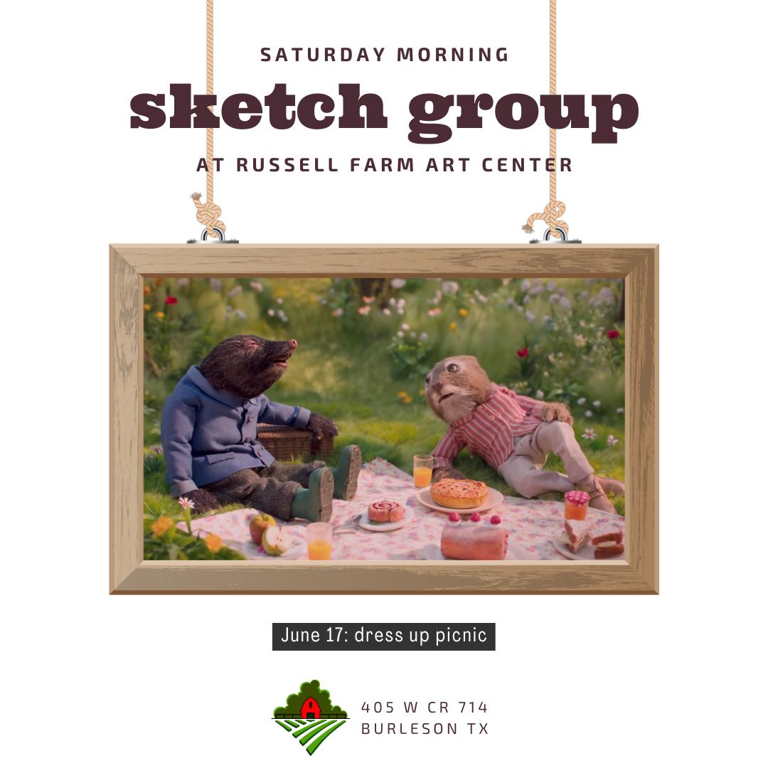 This Saturday's morning sketch... - Russell Farm Art Center