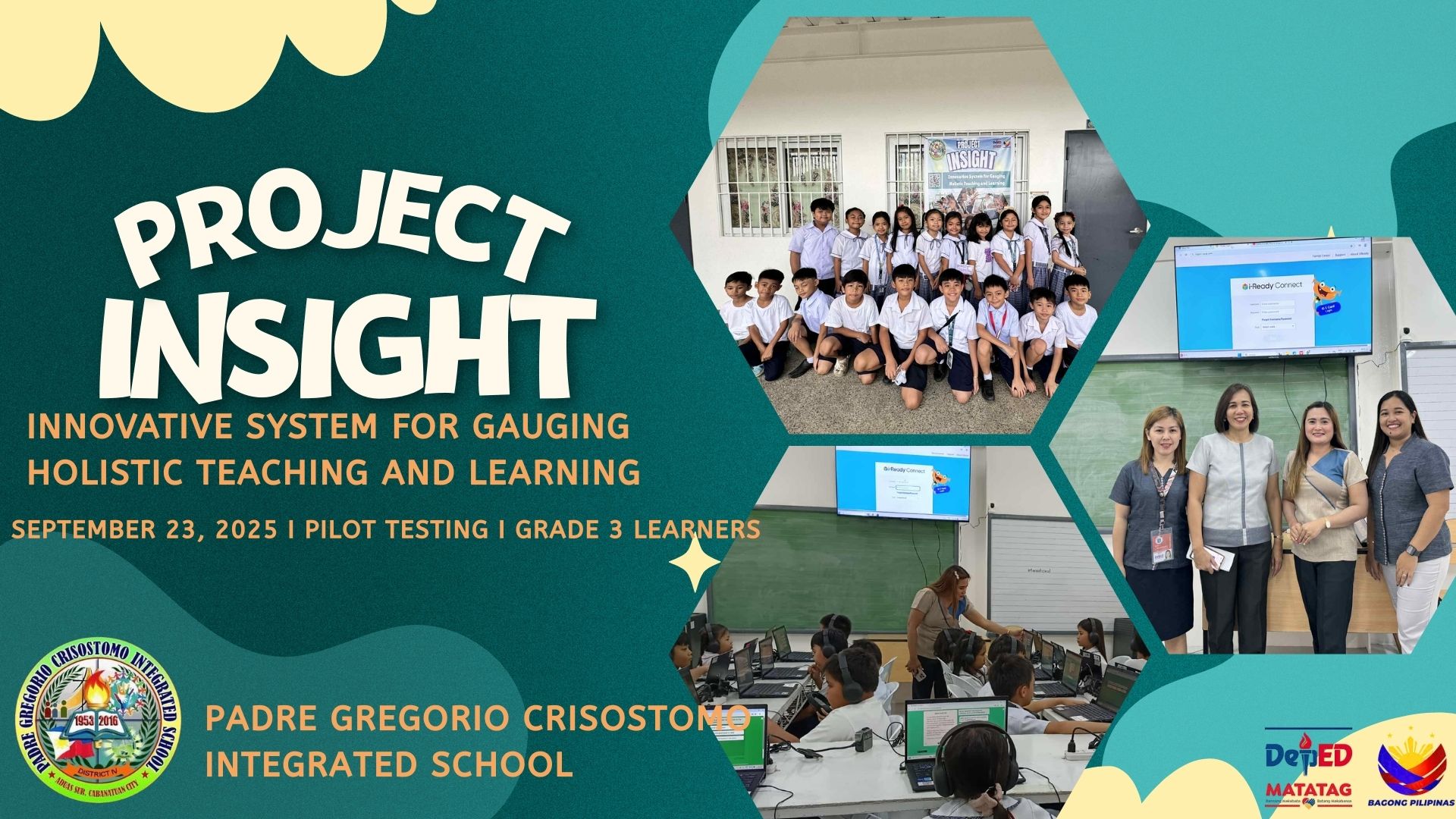 PROJECT INSIGHT... - PG Crisostomo Integrated School - 500473 | Facebook