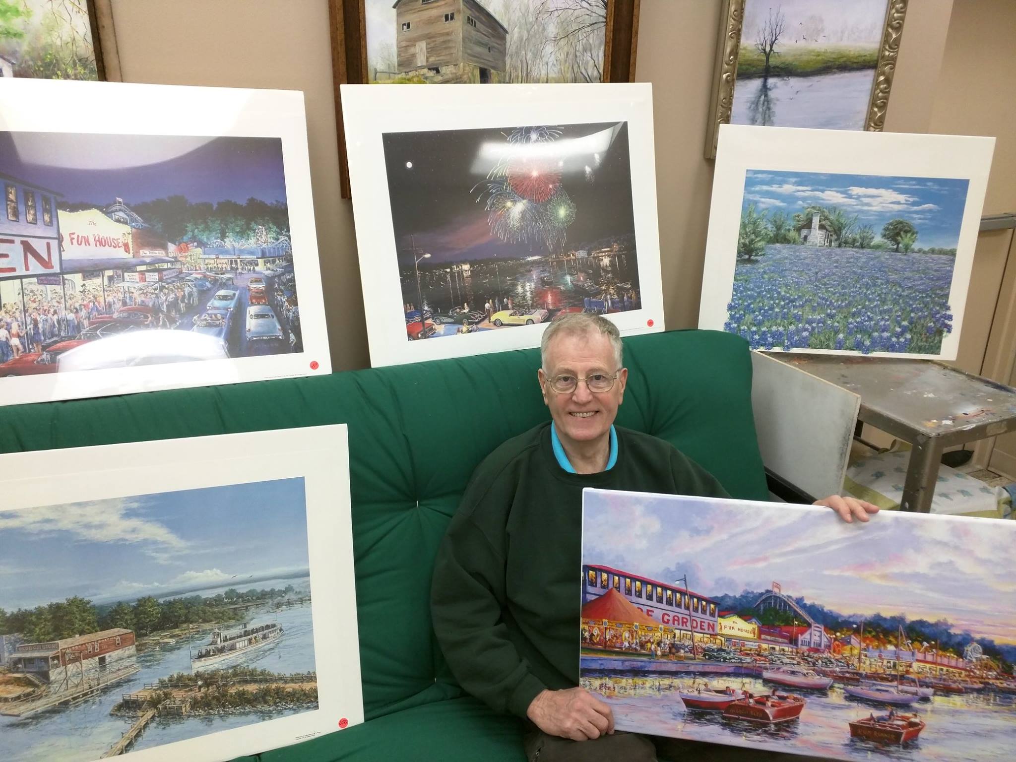 Artist Jack Rees is pictured... - Okoboji Classic Cars, LLC | Facebook