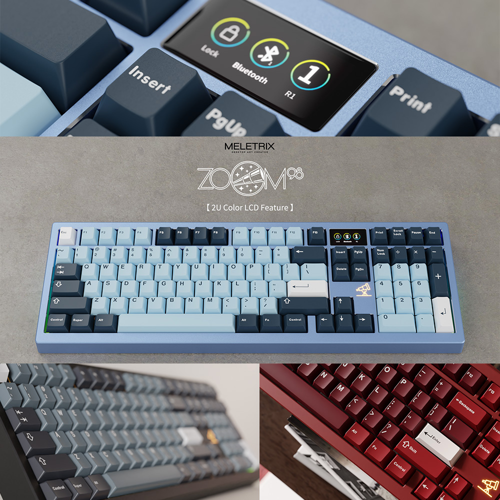 INPAD【Be - Zoom 98 鍵盤套件：提升效率與勝率的秘密武器！ 󠀠 98個按鍵保留數字區，專為效率而生 多種模組可更換，選擇最愛的 ...