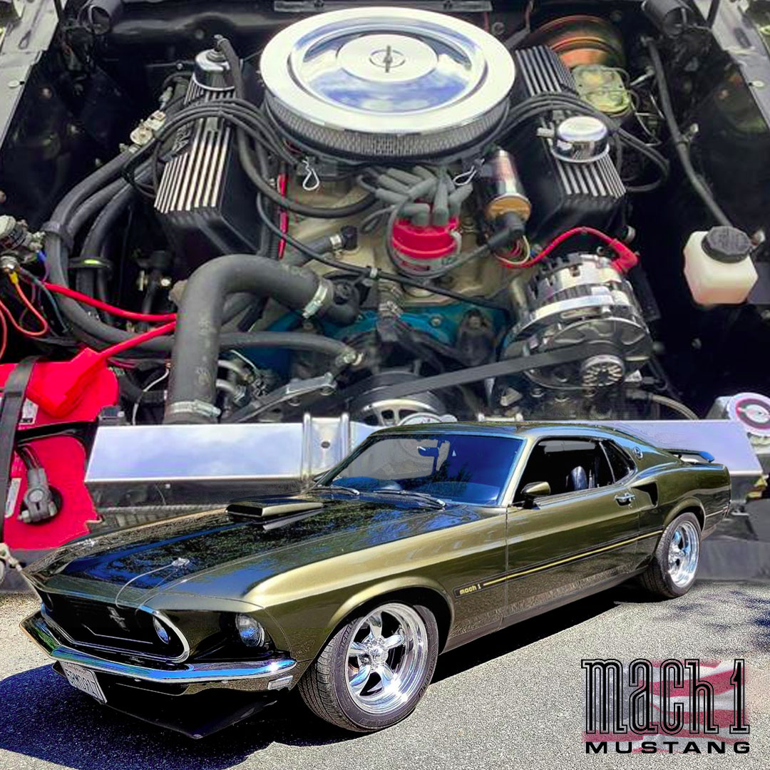 Classics - 1969 Ford Mustang Mach 1 🇺🇸🇺🇸 🚀🚀 This pony is sporting a 390 ...