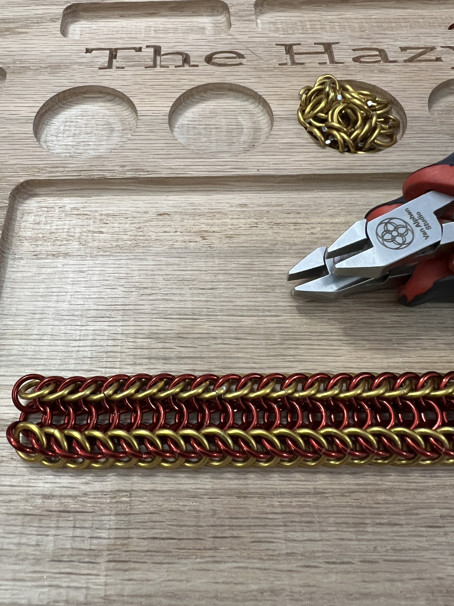 Chaîne De Portefeuille Maillée Dragons Back - Gauge 14 - Fabriquée à La Main - Neuf Sans Emballage
