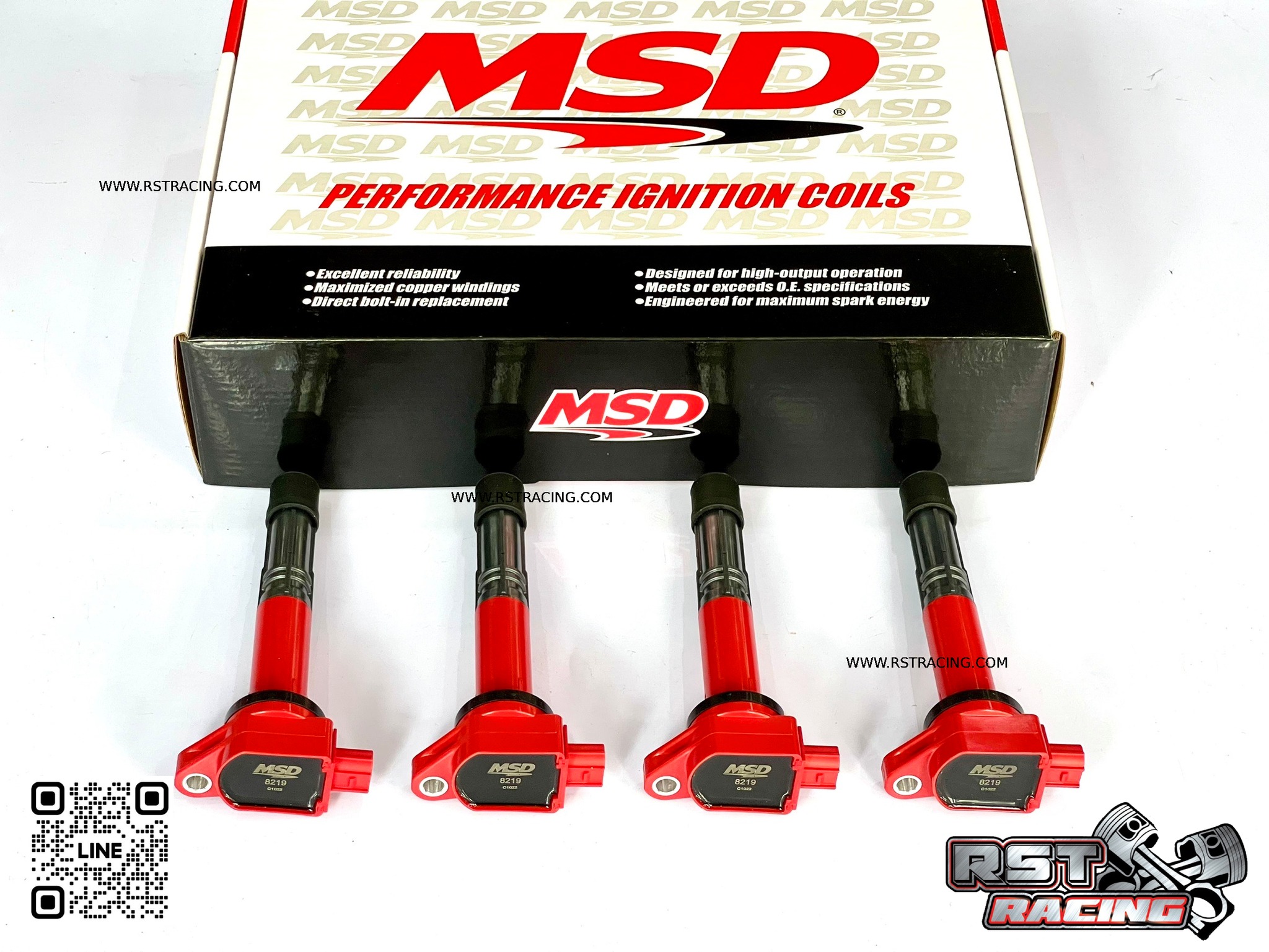 RST - MSD Ignition Coils for Civic K24 คอยล์จุดระเบิด pencil coil ตรง ...