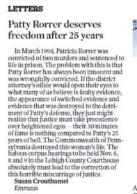 Free Patricia Rorrer