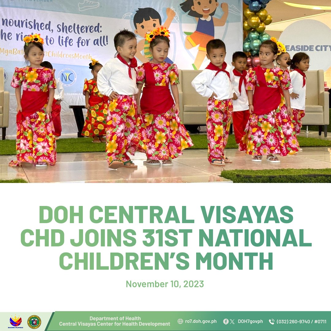 ICYMI. DOH Central Visayas CHD Joins 31st National Children’s Month The ...